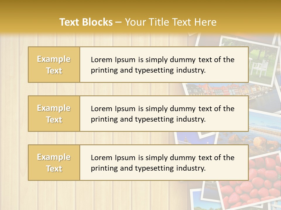 Web Object Arrangement PowerPoint Template