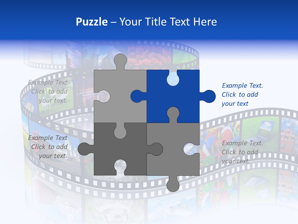 Media Pictures Display PowerPoint Template