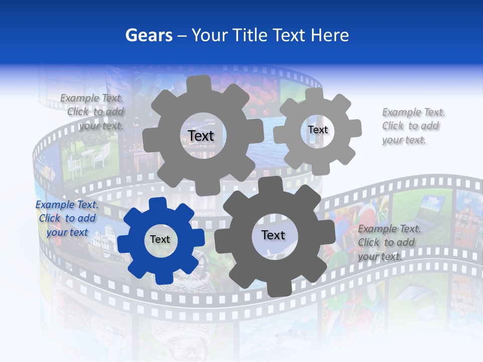 Media Pictures Display PowerPoint Template