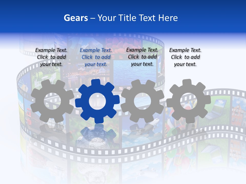 Media Pictures Display PowerPoint Template