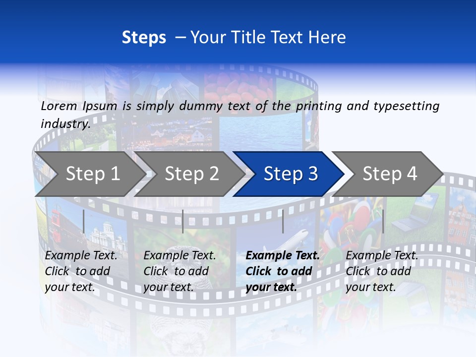 Media Pictures Display PowerPoint Template