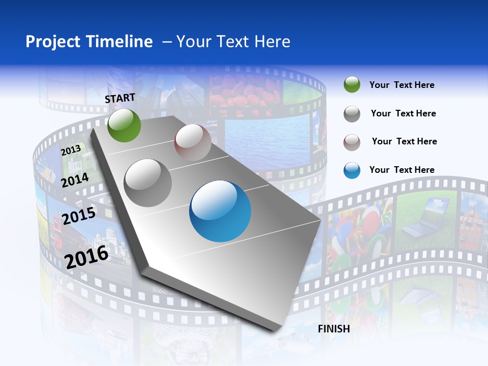 Media Pictures Display PowerPoint Template
