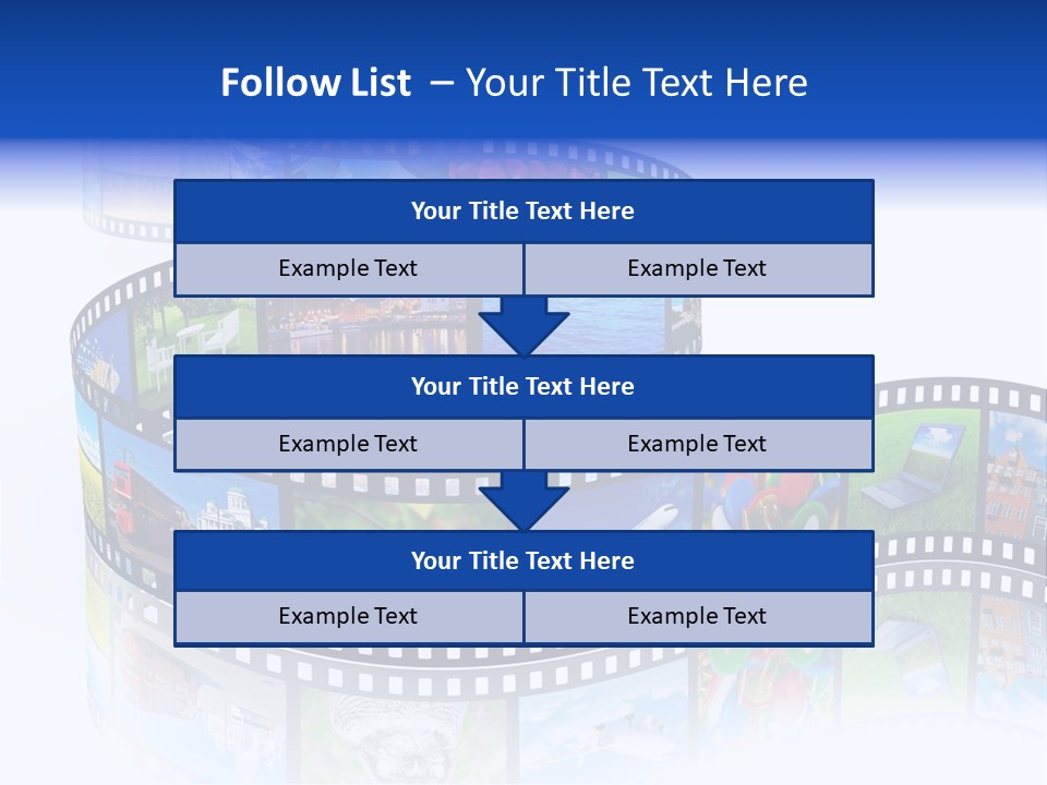 Media Pictures Display PowerPoint Template