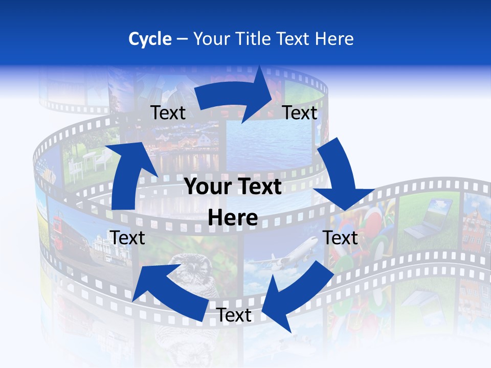 Media Pictures Display PowerPoint Template