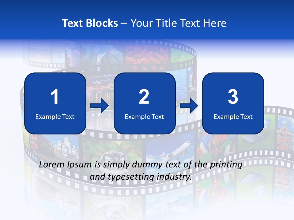 Media Pictures Display PowerPoint Template