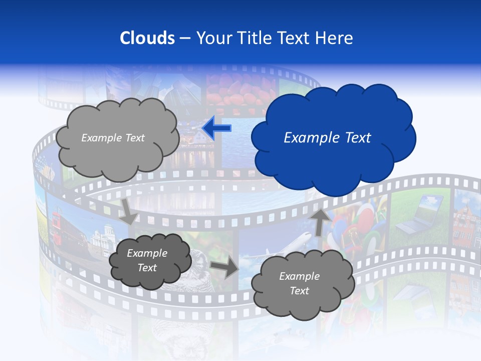 Media Pictures Display PowerPoint Template
