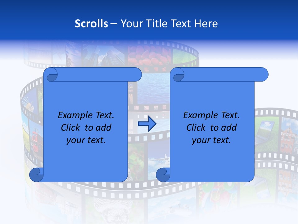 Media Pictures Display PowerPoint Template