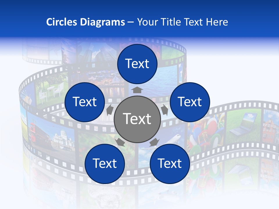 Media Pictures Display PowerPoint Template