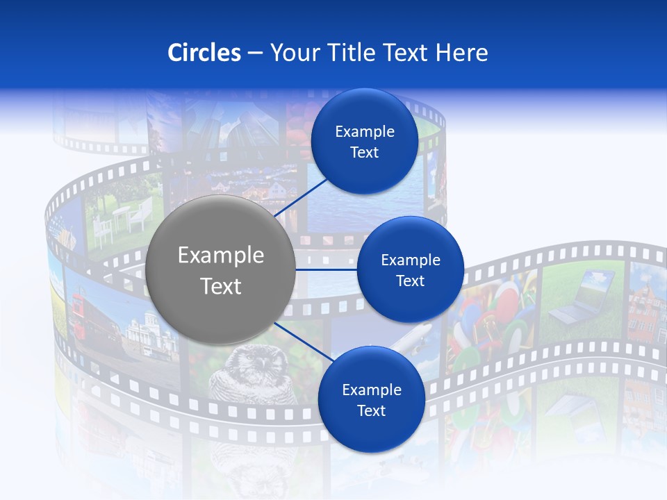 Media Pictures Display PowerPoint Template