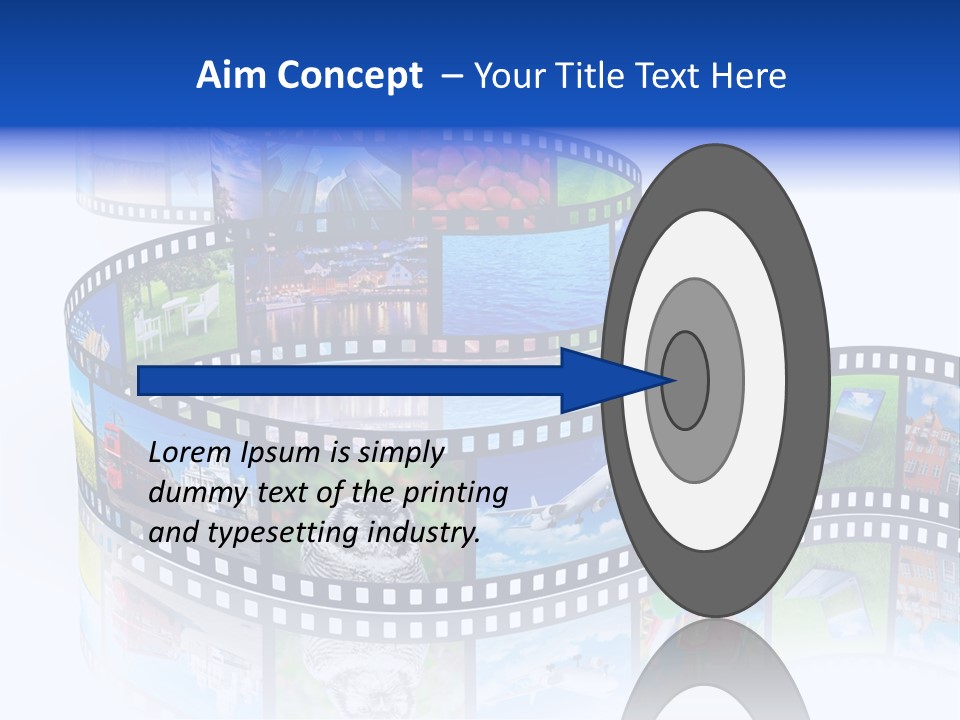 Media Pictures Display PowerPoint Template