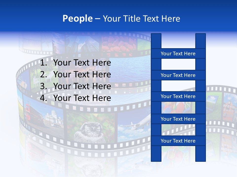 Media Pictures Display PowerPoint Template