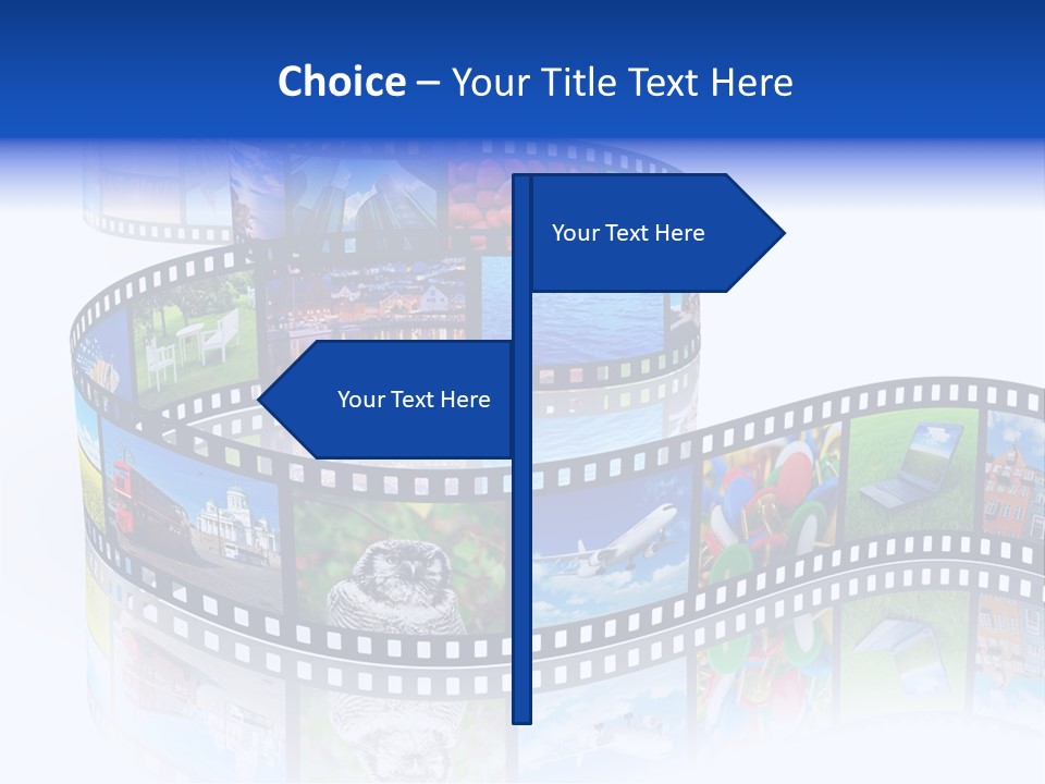 Media Pictures Display PowerPoint Template