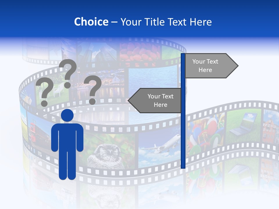 Media Pictures Display PowerPoint Template