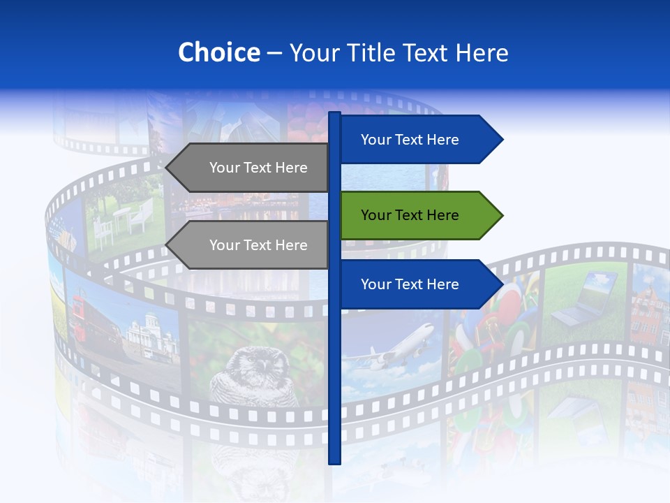 Media Pictures Display PowerPoint Template