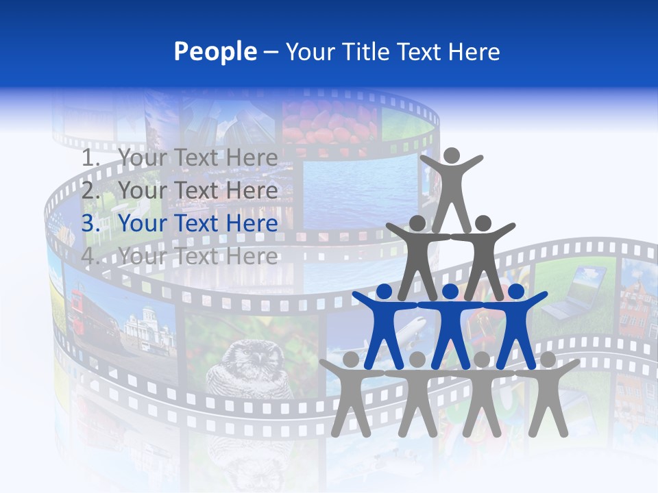 Media Pictures Display PowerPoint Template