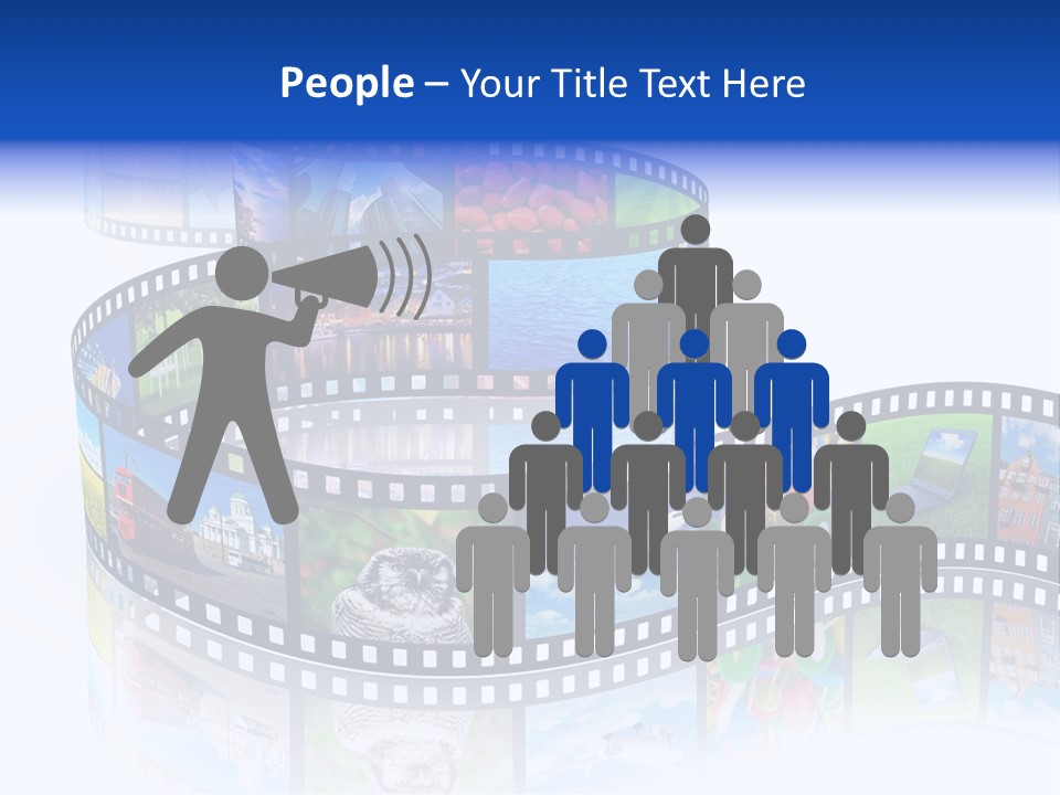 Media Pictures Display PowerPoint Template