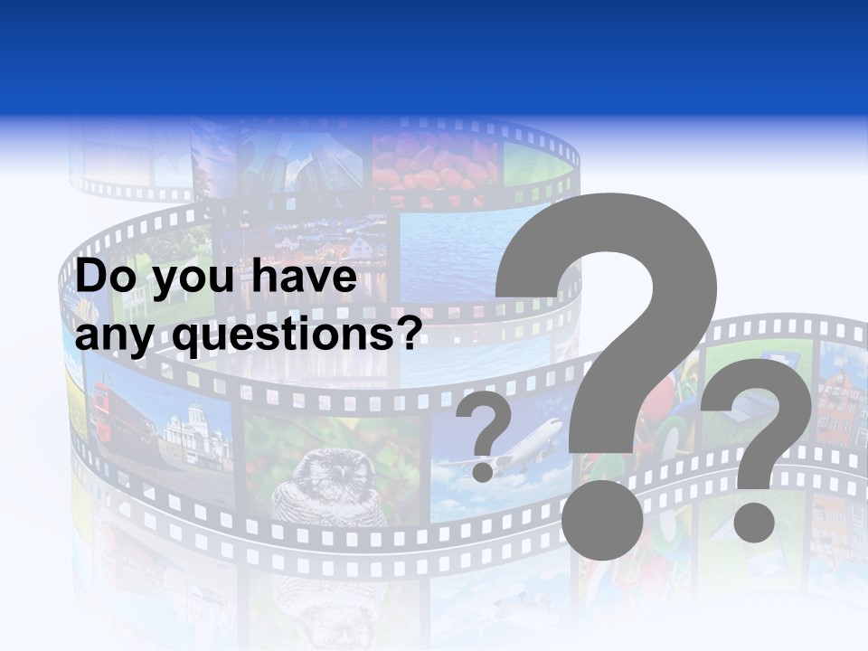 Media Pictures Display PowerPoint Template