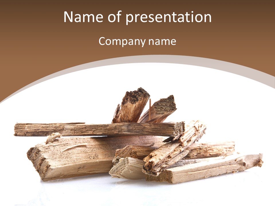 Kindling Damp Cost PowerPoint Template