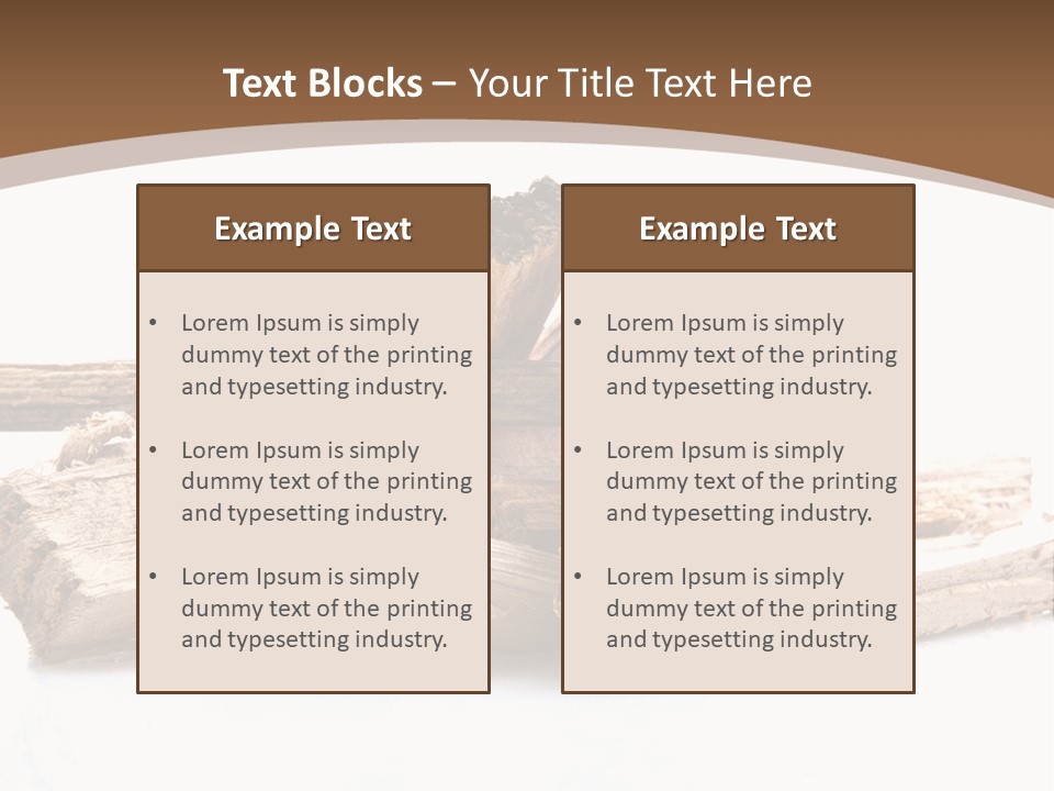 Kindling Damp Cost PowerPoint Template