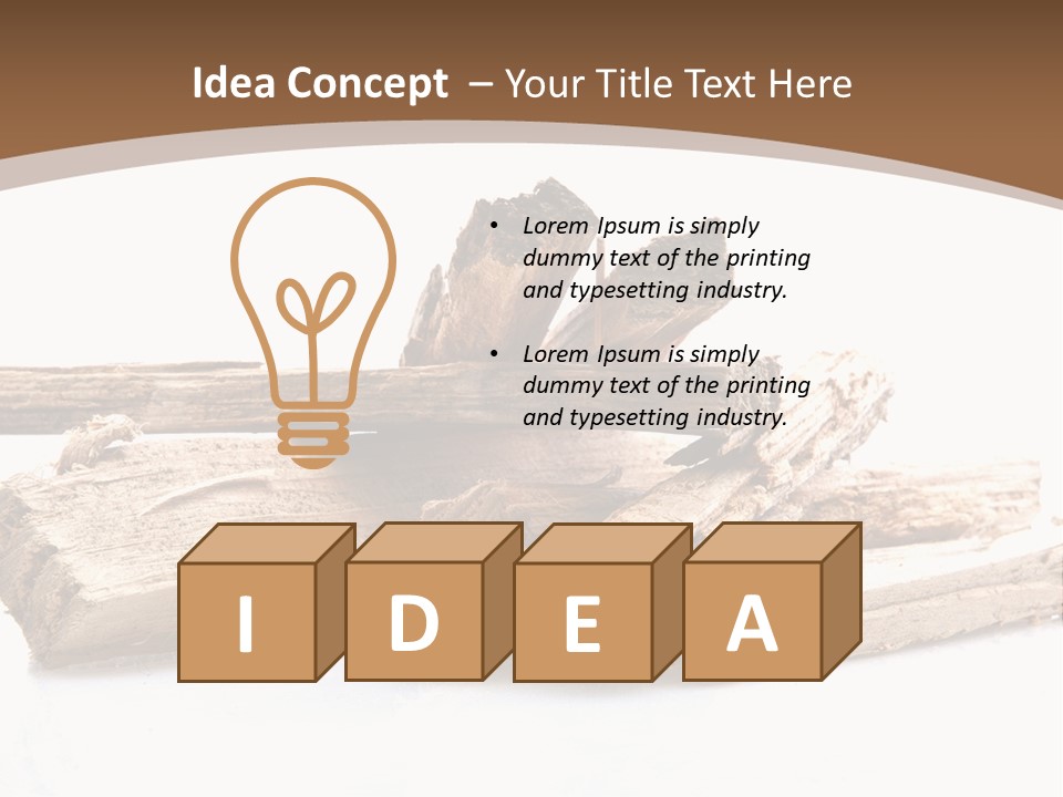 Kindling Damp Cost PowerPoint Template