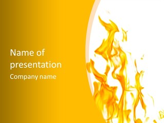 Yellow Color Art PowerPoint Template