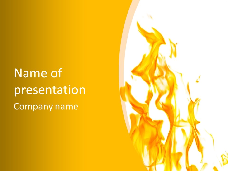 Yellow Color Art PowerPoint Template