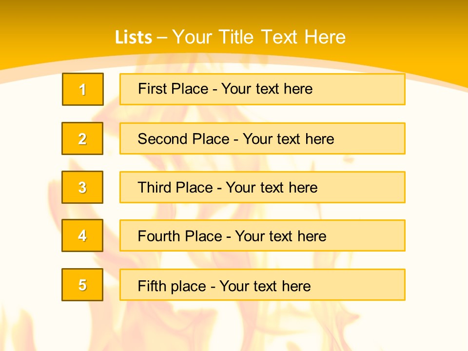 Yellow Color Art PowerPoint Template
