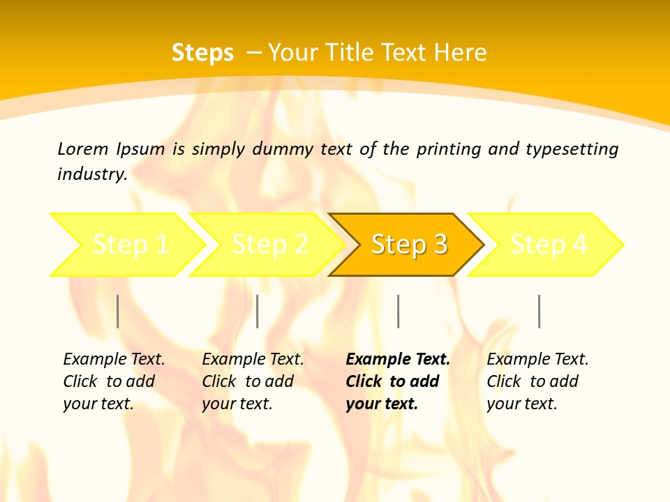 Yellow Color Art PowerPoint Template