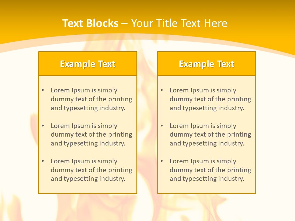 Yellow Color Art PowerPoint Template