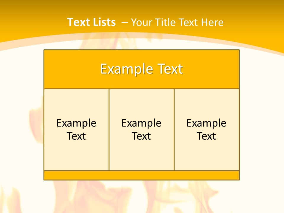 Yellow Color Art PowerPoint Template