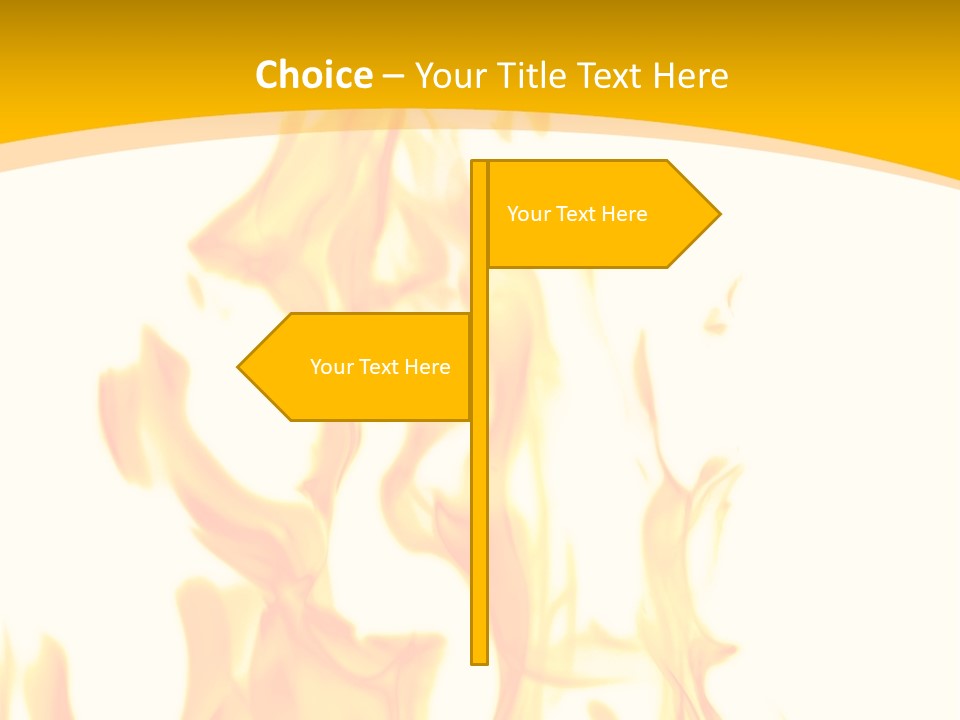 Yellow Color Art PowerPoint Template