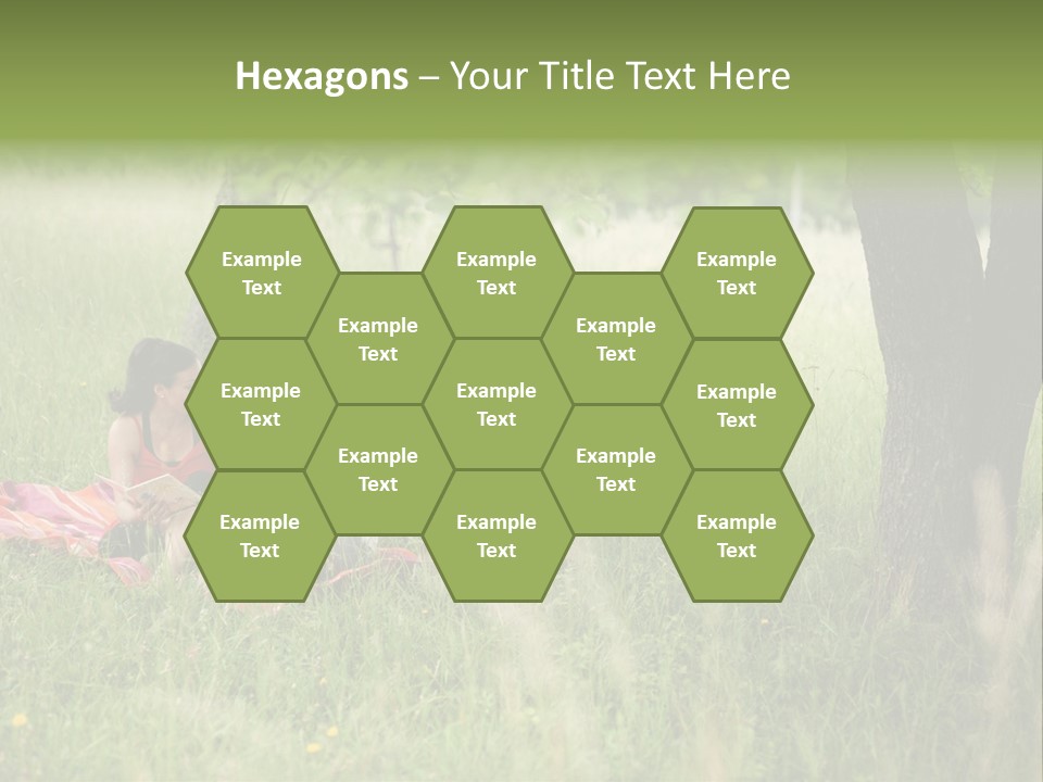 Happy Outside Male PowerPoint Template