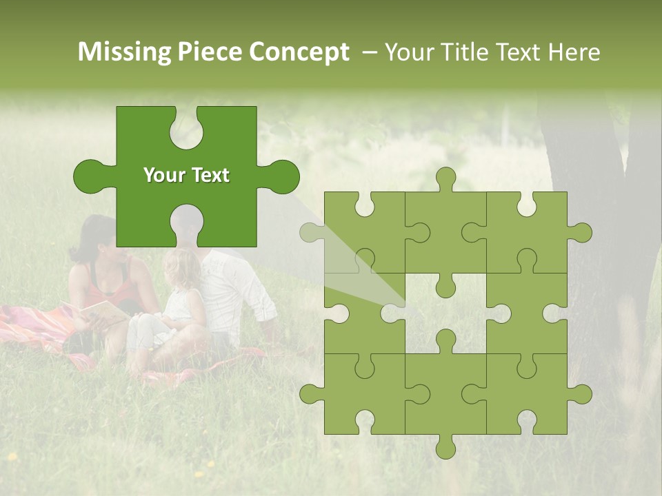 Happy Outside Male PowerPoint Template