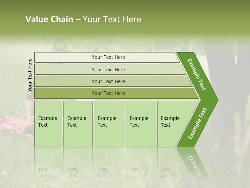 Happy Outside Male PowerPoint Template