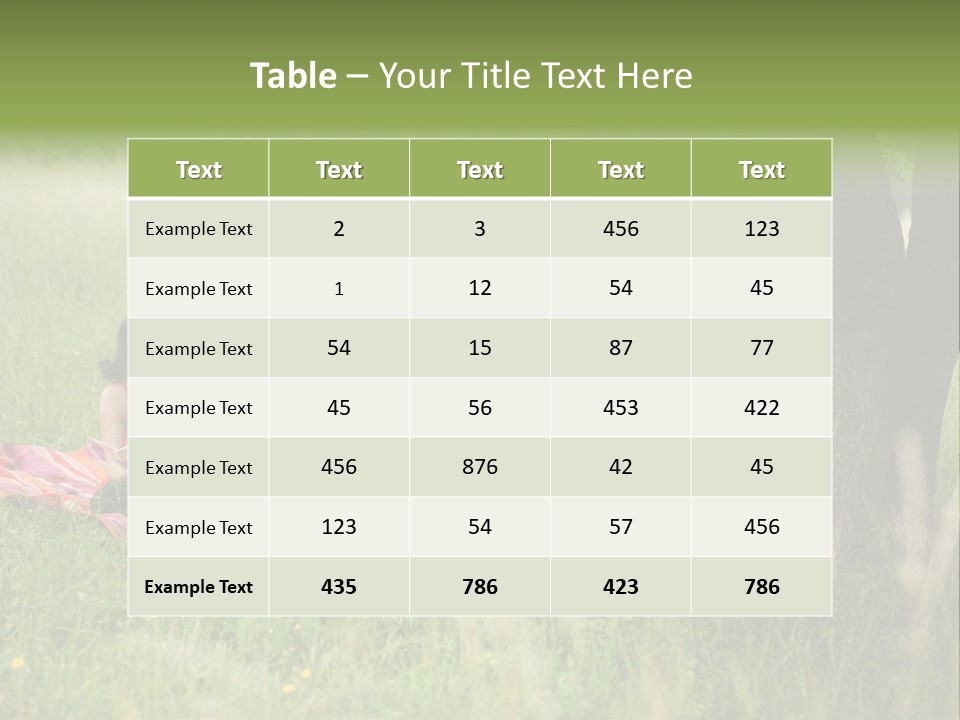 Happy Outside Male PowerPoint Template