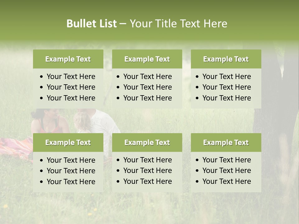 Happy Outside Male PowerPoint Template