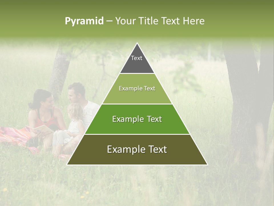 Happy Outside Male PowerPoint Template