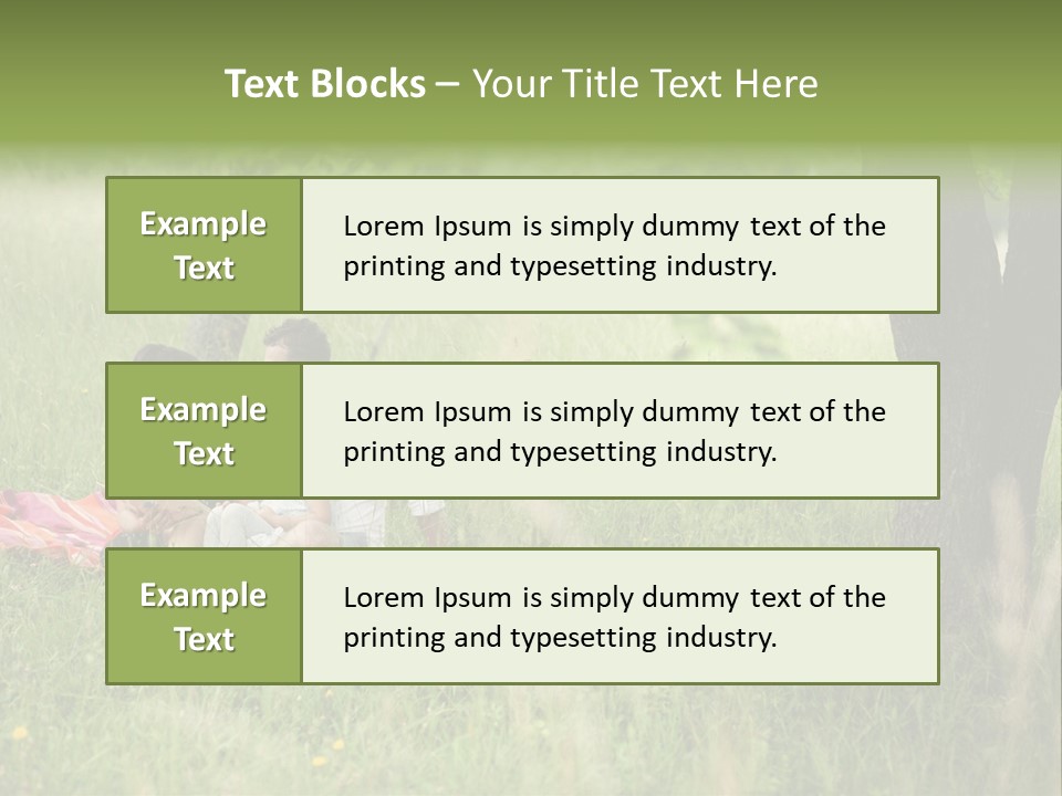 Happy Outside Male PowerPoint Template