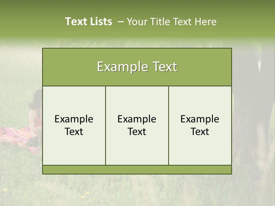 Happy Outside Male PowerPoint Template