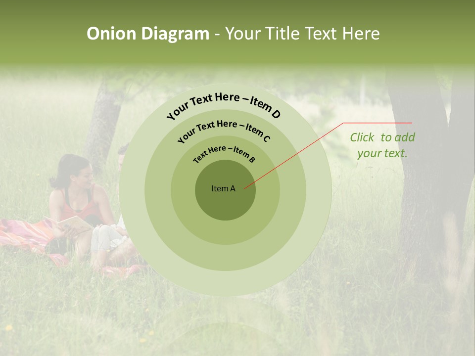 Happy Outside Male PowerPoint Template