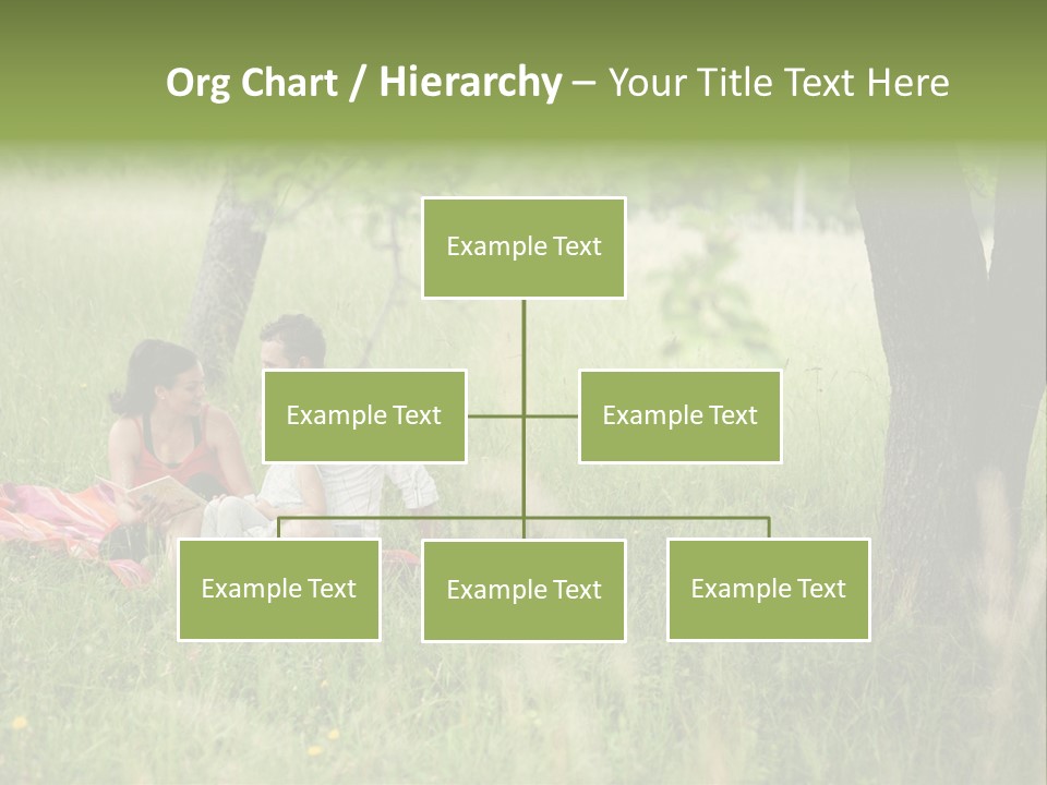 Happy Outside Male PowerPoint Template