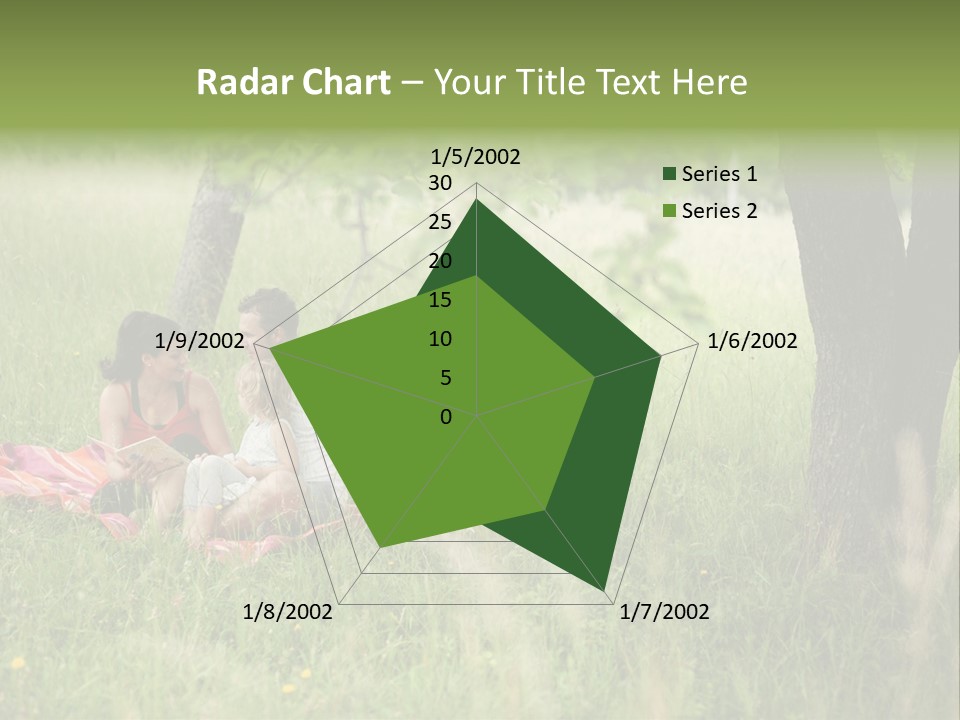 Happy Outside Male PowerPoint Template