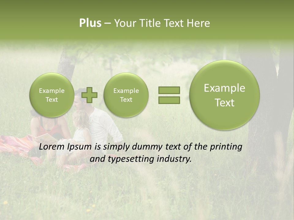 Happy Outside Male PowerPoint Template