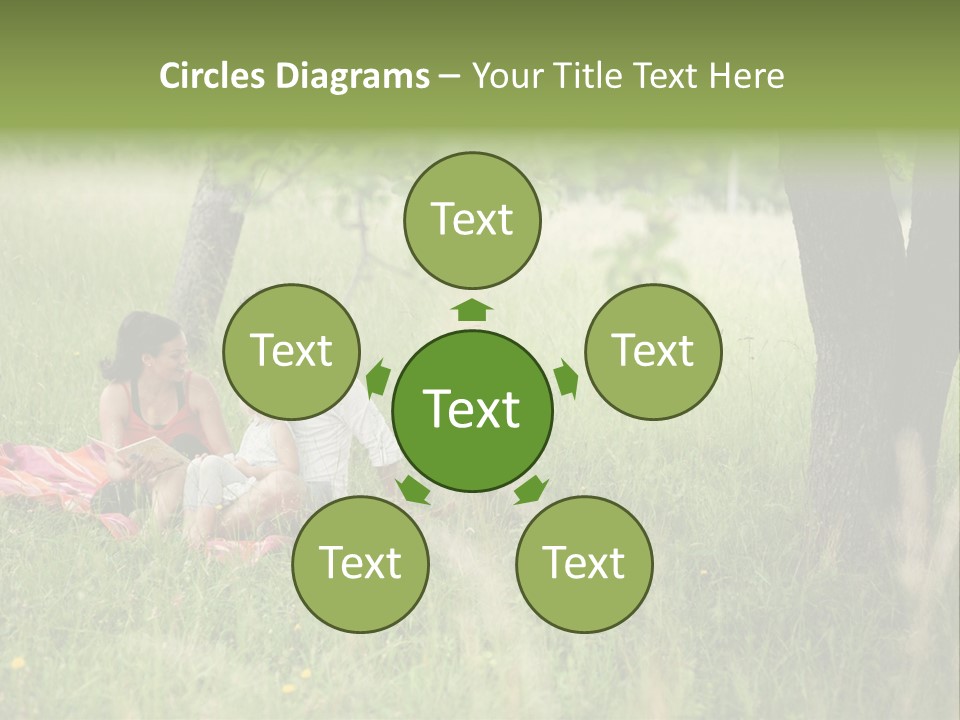 Happy Outside Male PowerPoint Template