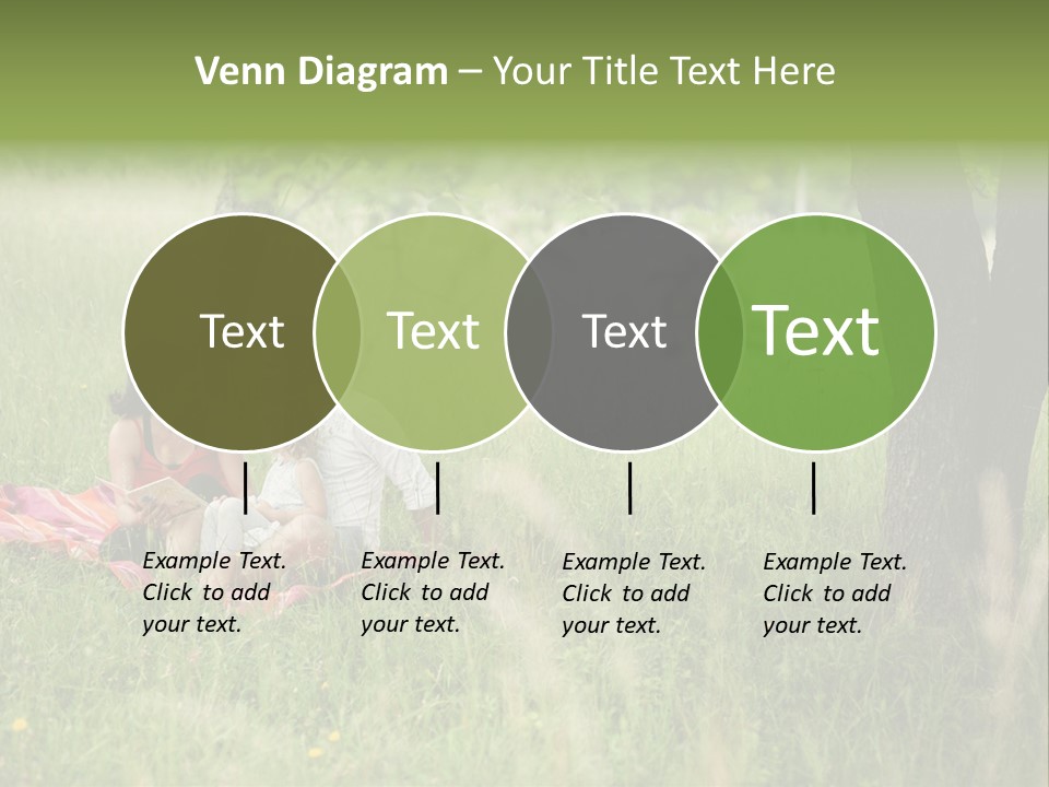 Happy Outside Male PowerPoint Template