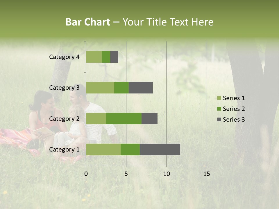 Happy Outside Male PowerPoint Template