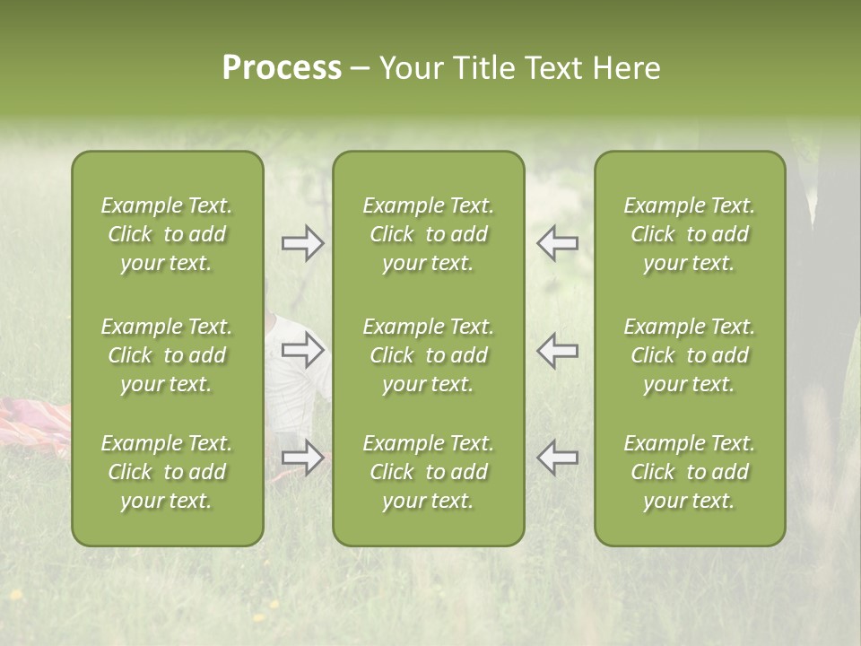 Happy Outside Male PowerPoint Template
