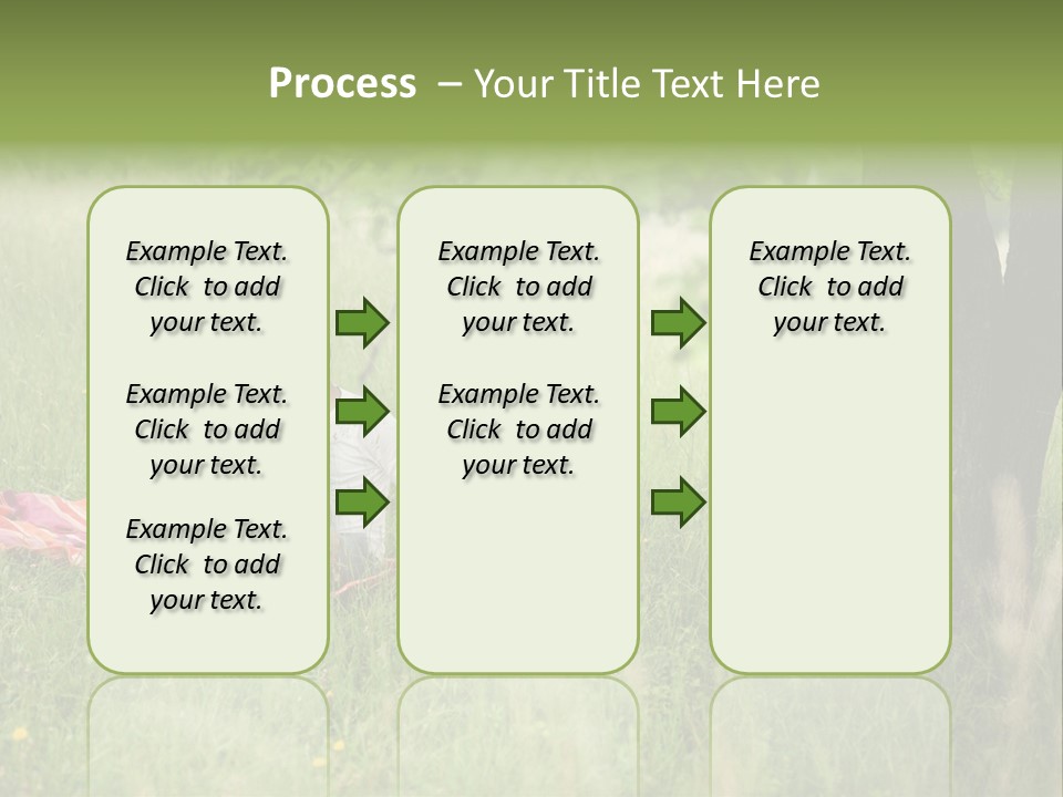 Happy Outside Male PowerPoint Template