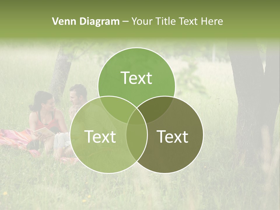 Happy Outside Male PowerPoint Template