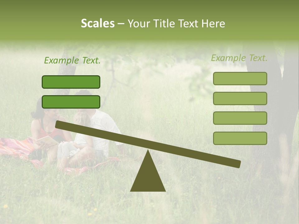 Happy Outside Male PowerPoint Template